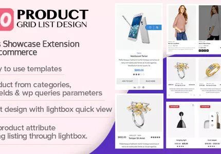 WooCommerce product grid