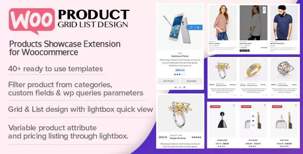WooCommerce product grid