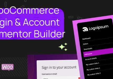 WooCommerce Login Pages