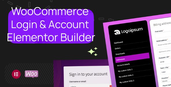 WooCommerce Login & Account Pages for Elementor WooCommerce Login Pages