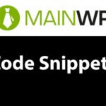 MainWP Code Snippets Extension – Manage PHP Snippets Easily