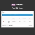 WooCommerce Cart Notices Plugin